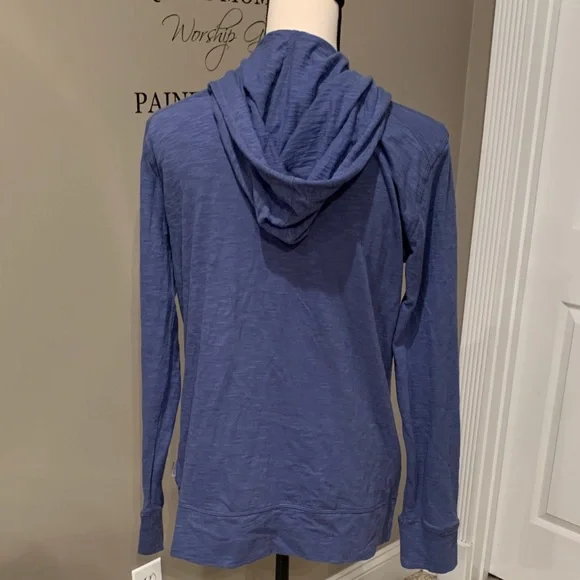 Eddie Bauer Women's Lightweight Indigo Zip-Up Hoodie - Picture 3 of 5